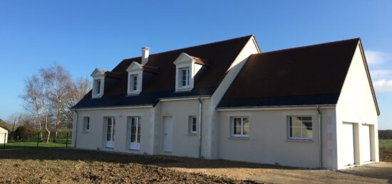 Maison traditionnelle tourangelle 150 m² à Azay sur Cher