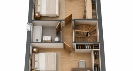 Saint-Laurent-en-Gâtines Maison neuve -  Constructions Idéale Demeure