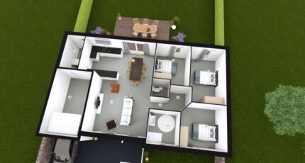 Artannes-sur-Indre Maison neuve -  Constructions Idéale Demeure