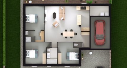Artannes-sur-Indre Maison neuve -  Constructions Idéale Demeure