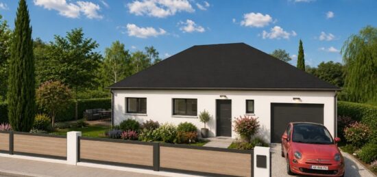 Maison neuve à Notre-Dame-d'Oé, Centre-Val de Loire