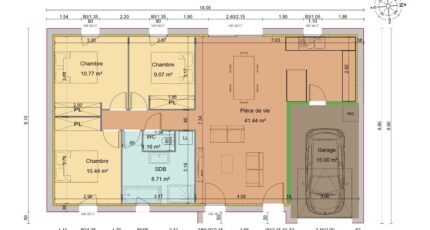 La Croix-en-Touraine Maison neuve -  Constructions Idéale Demeure