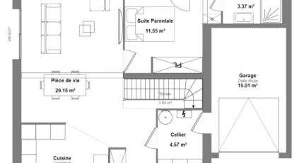 Azay-le-Rideau Maison neuve -  Constructions Idéale Demeure