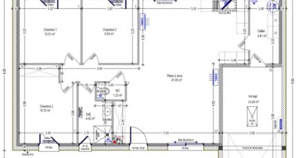 ESSENTIELLE PLAIN PIED 3 CHAMBRES + GARAGE  - Constructions Idéale Demeure