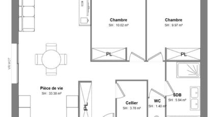 Saint-Paterne-Racan Maison neuve -  Constructions Idéale Demeure