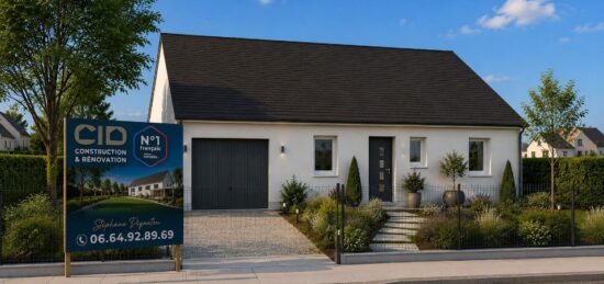 Maison neuve à Notre-Dame-d'Oé, Centre-Val de Loire