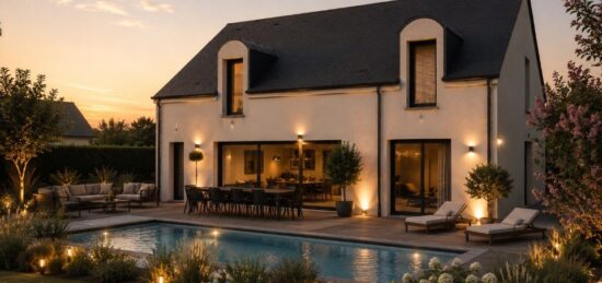 Maison neuve à Notre-Dame-d'Oé, Centre-Val de Loire